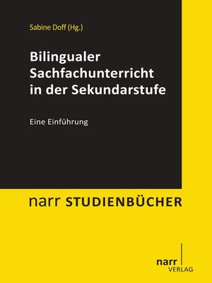 cover image of Bilingualer Sachfachunterricht in der Sekundarstufe